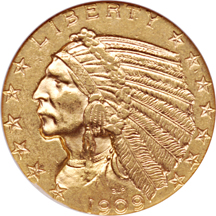 1909-D NGC AU-58.