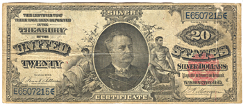 1891 $20.00.  F.