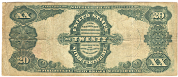 1891 $20.00.  F.