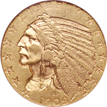 1909-D NGC AU-58.