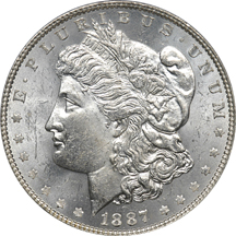 1887/6 PCGS MS-63.