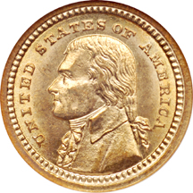 1903 Jefferson. NGC MS-64.