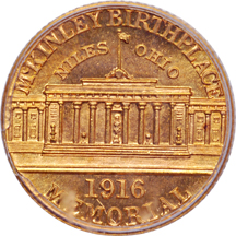 1916 McKinley. PCGS MS-65.