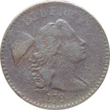 1794 Head of 1794 S-44, R-1. ANACS VF-20 Details Corroded.