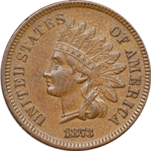 Four Indian Head Bronze Cents.