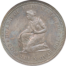 1893 Isabella Quarter. NGC MS-61.