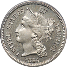 1884 PCGS PF-66.