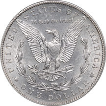 Seven Certified Morgan Silver Dollars.