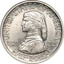 1921 Missouri. NGC MS-63.