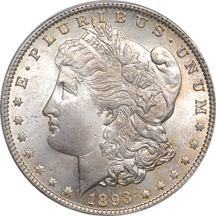 1893 PCGS MS-64.