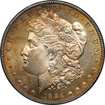 1884 MS-63 PL, 1888-S MS-63 PL, and 1903-O MS-63 Semi-PL.