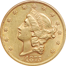 1875-CC NGC AU-55.