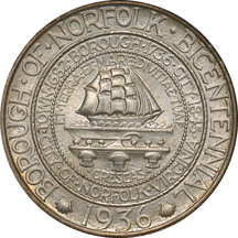 1936 Norfolk. NGC MS-67.