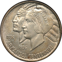 1939-D Arkansas. NGC MS-66.