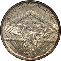 1939-D Arkansas. NGC MS-66.