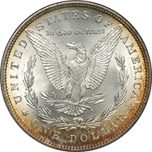 Three 1885 ANACS MS-65.