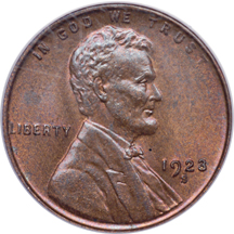 1923-S PCGS MS-64 Brown.