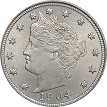 1904 PCGS MS-65.