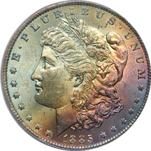 1885-O PCGS MS-63.