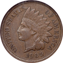 1909-S NGC XF-40 Brown.