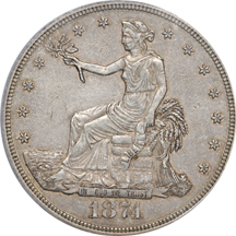 1874-CC PCGS XF-45.