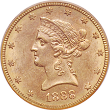 1888-S PCGS MS-62.