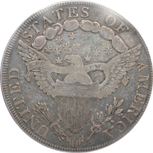 1798 Large Eagle, Medium Wide Date, B-10, BB-109, R-5. PCGS VG-10.