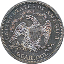 1868 PCGS PF-64.