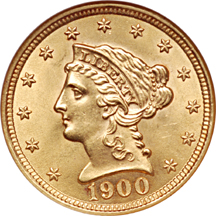 1900 ANACS MS-62.