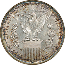 1915-S Pan Pacific. NGC MS-64.