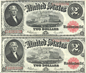 Two Sequential 1917 $2.00.  CHCU.