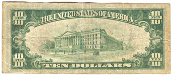 1929 $10.00. Billings, MT Charter# 12407 Ty. 1. F.