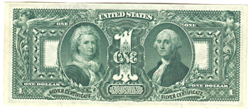 1896 $1.00.  XF.