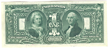 1896 $1.00.  XF.