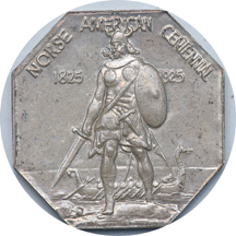 1925 Norse Silver - Thick Planchet. MS-63.