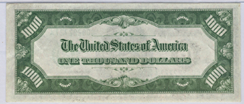 1934 $1,000.00 Chicago.  PMG CHCU-64 EPQ.