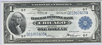 1918 $1.00 Chicago.  PMG CHCU-64 EPQ.