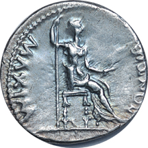 Rome - Tiberius - Denarius.