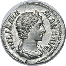 Rome - Julia Manaea - Denarius. Unc.