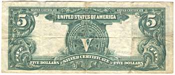 1899 $5.00.  F.