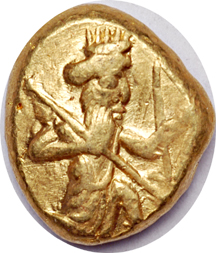 Persia - Lydia - Gold Daric. VF.