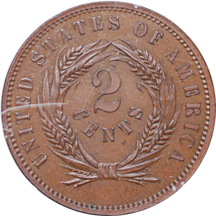 1863 J-312. PCGS PF-65 Brown.