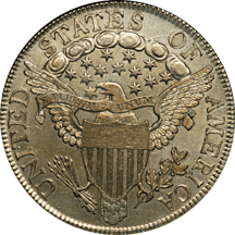 1806 O-115, R-1. ANACS AU-55 Details, Cleaned.