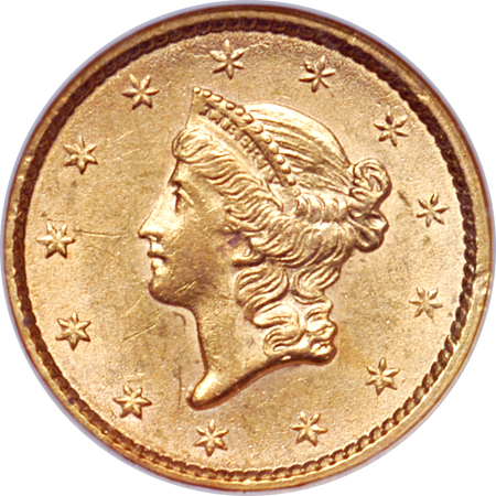 1852 NGC MS-62.