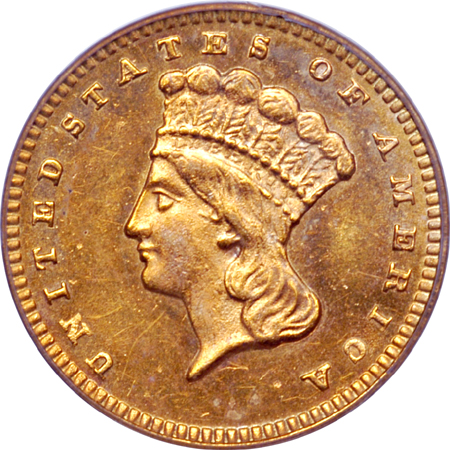 1876 PCGS MS-64.