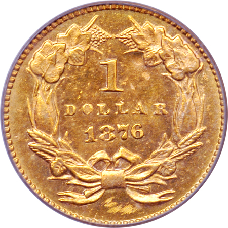 1876 PCGS MS-64.