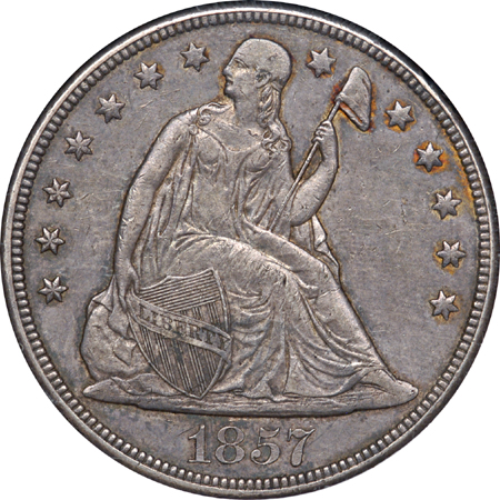 1857 NGC AU-55.