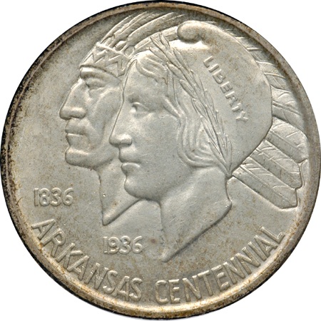 1938-D and 1938-S Arkansas. NGC MS-65.