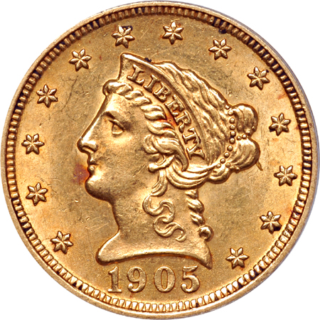 1905 ANACS MS-61.