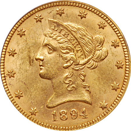 Seven 1894 PCGS MS-61.